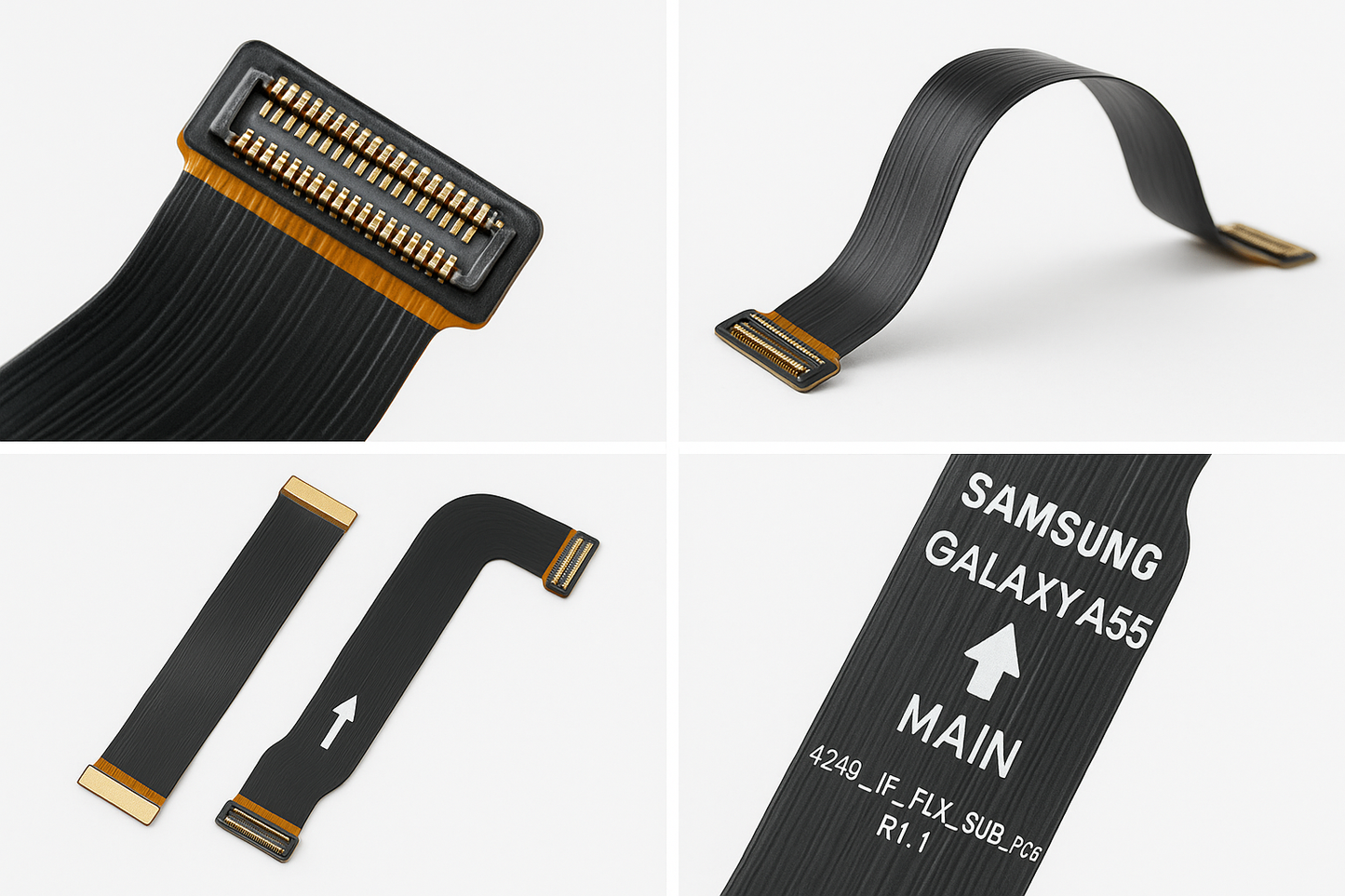 Samsung Galaxy A55 Flex Cable Detail Views