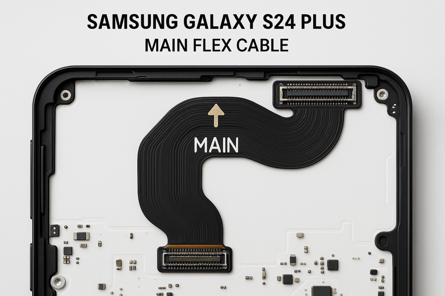 Samsung Galaxy S24 Plus Flex Cable Installation View