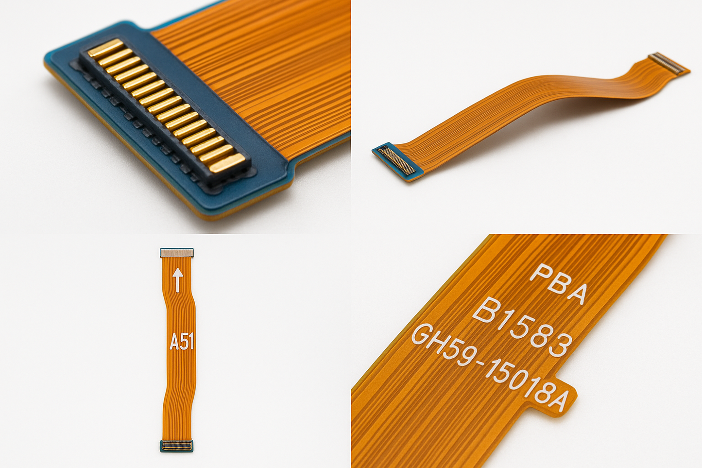 Samsung Galaxy A51 Flex Cable Detail Views