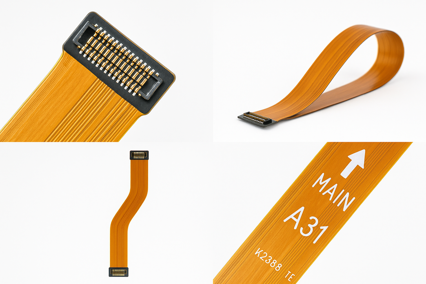 Samsung A31 Flex Cable Detail Views
