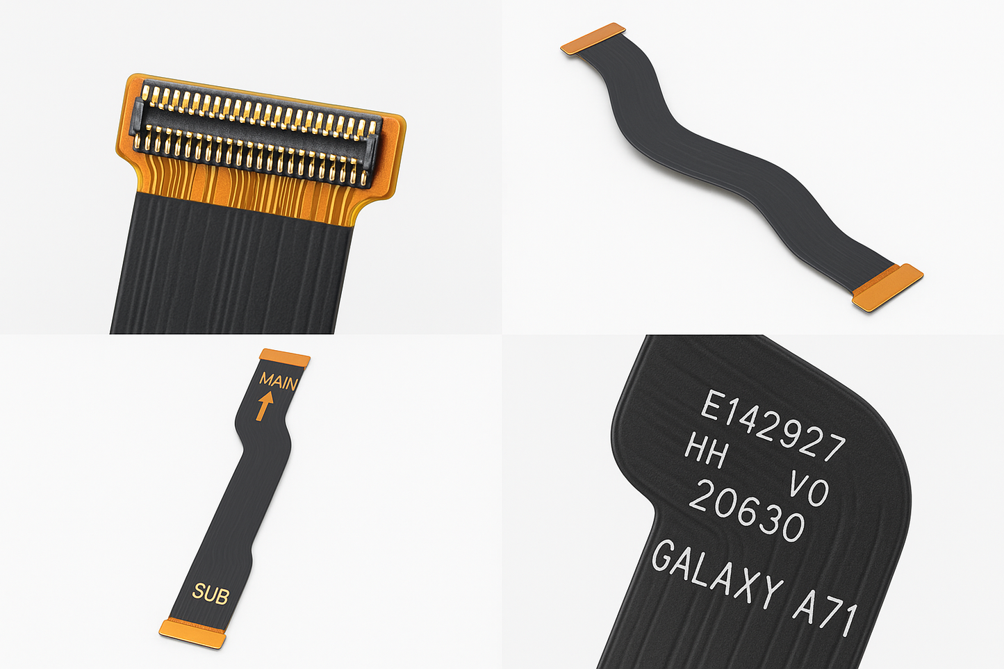 Samsung Galaxy A71 Flex Cable Detail Views