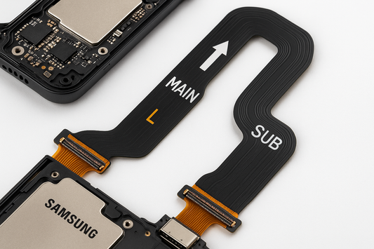 Samsung Galaxy A55 Flex Cable Installation View