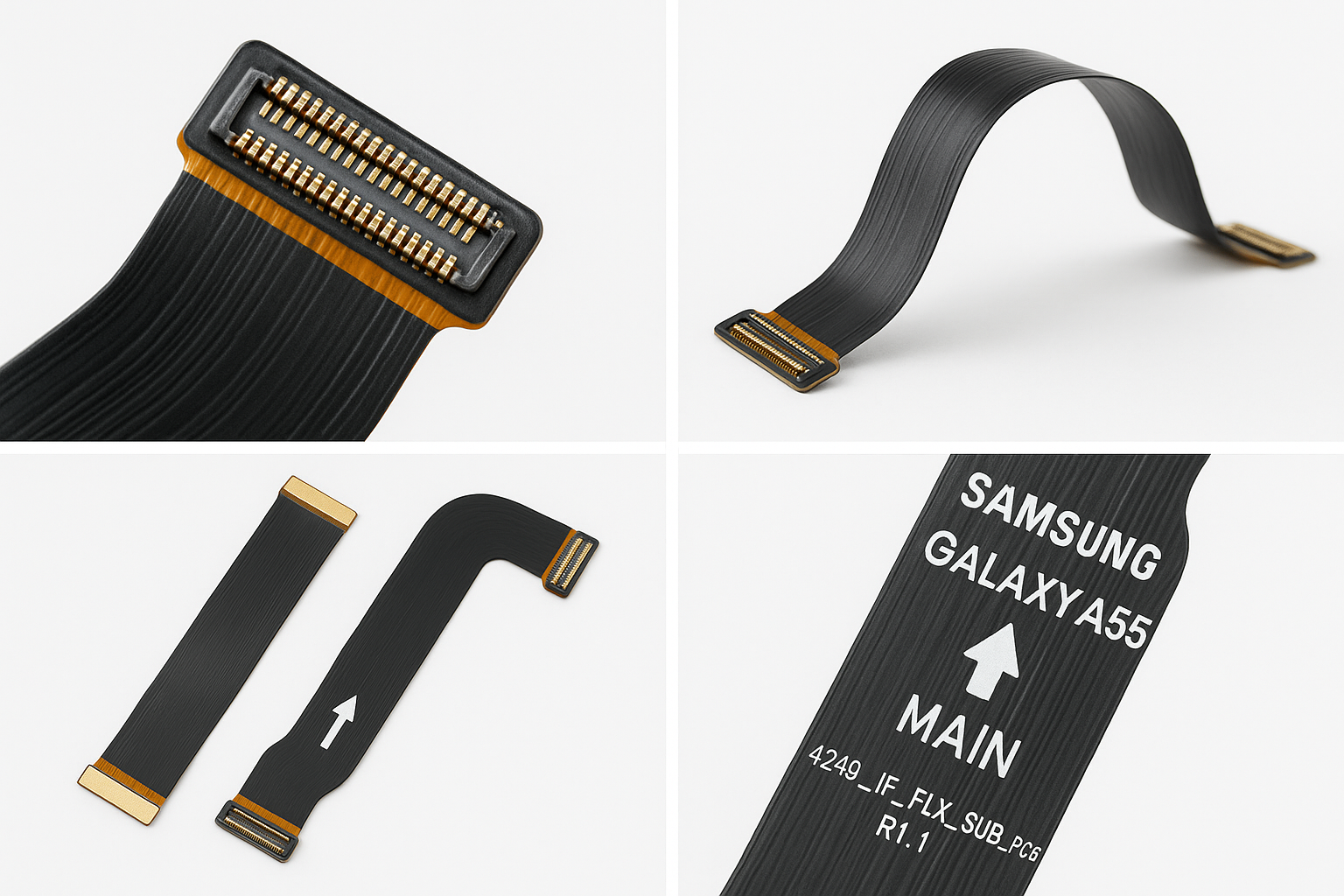 Samsung Galaxy A55 Flex Cable Detail Views