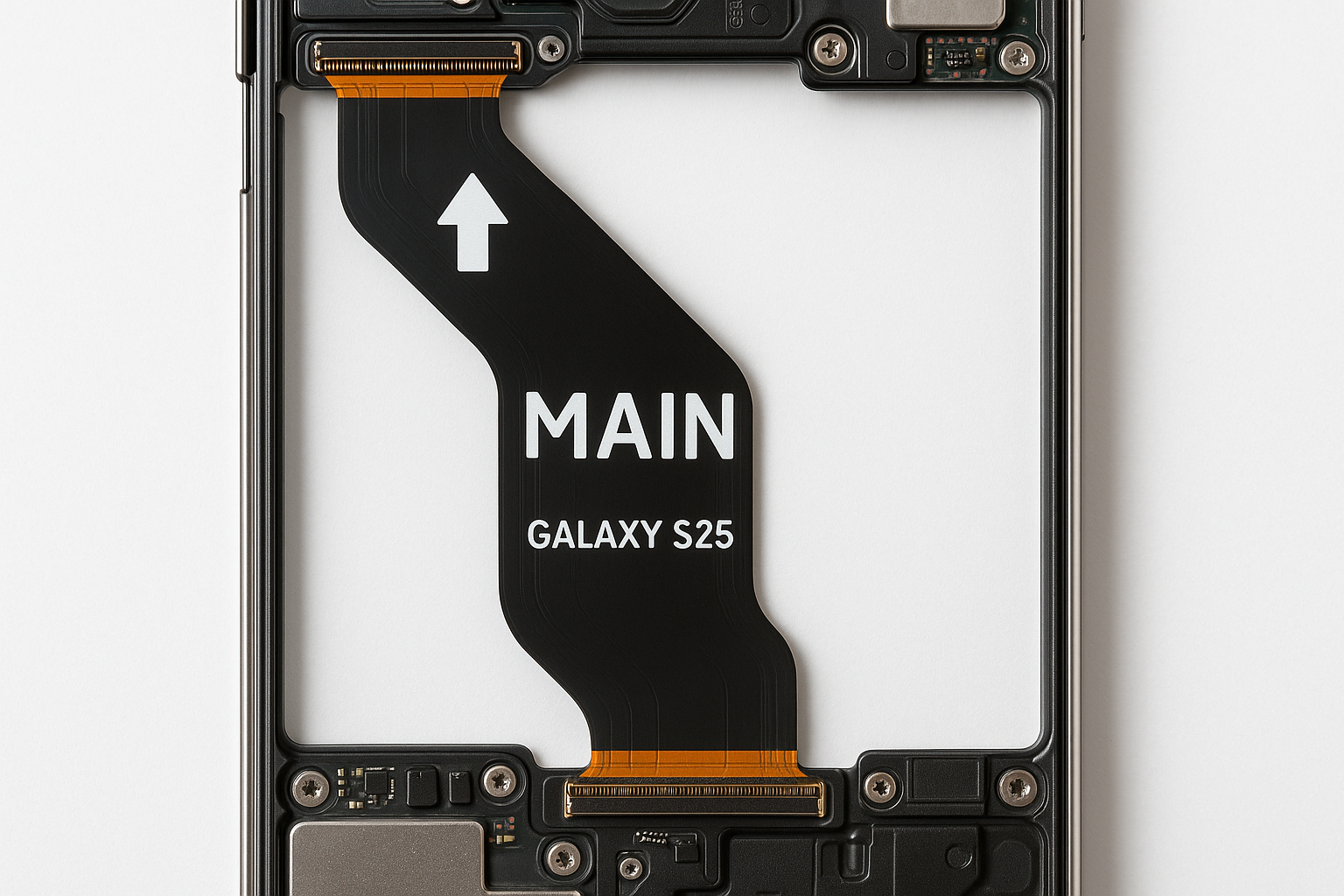 Samsung Galaxy S25 Flex Cable Installation View