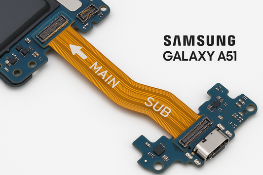 Samsung Galaxy A51 Flex Cable Installation View