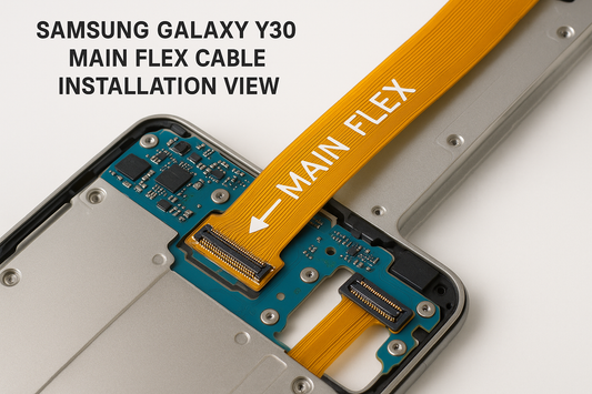 Samsung Galaxy Y30 Flex Cable Installation View
