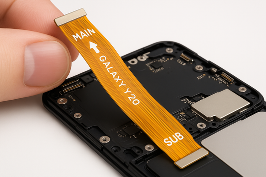Samsung Galaxy Y20 Flex Cable Installation View