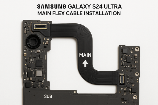 Samsung Galaxy S24 Ultra Flex Cable Installation View