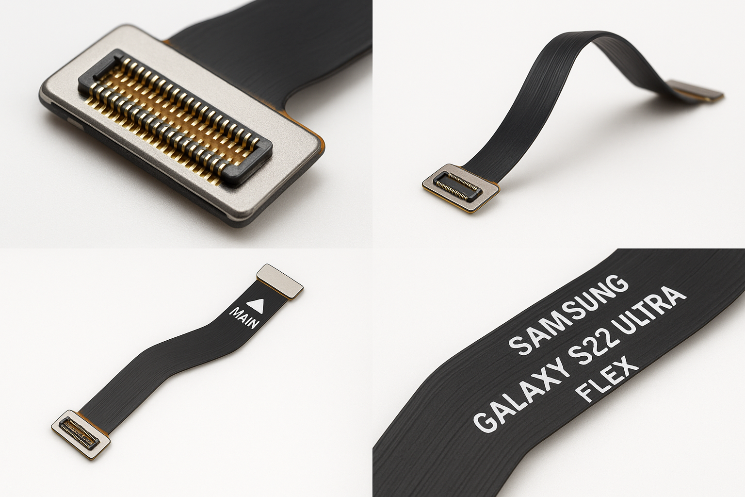 Samsung Galaxy S22 Ultra Flex Cable Detail Views