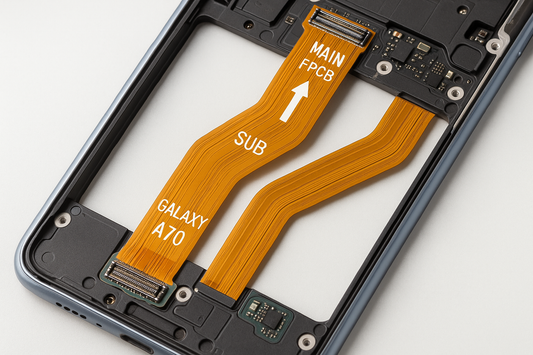 Samsung Galaxy A70 Flex Cable Installation View
