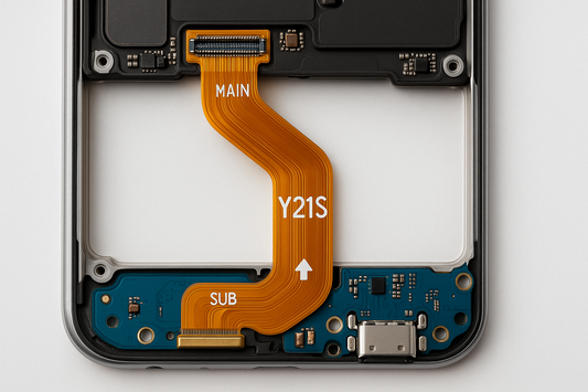 Samsung Galaxy Y21S Flex Cable Installation View